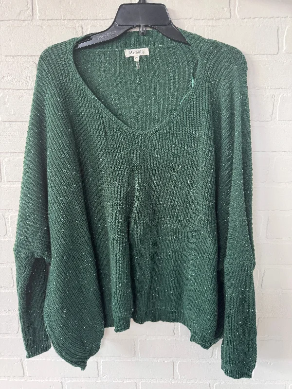 Sweater By Miracle In Green, Size: S