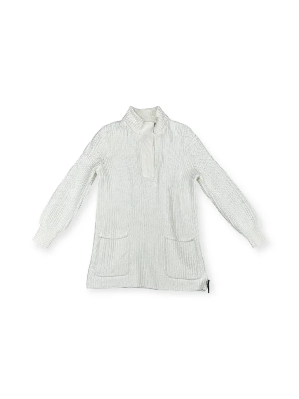 Sweater By Soft Surroundings In White, Size: Xsp