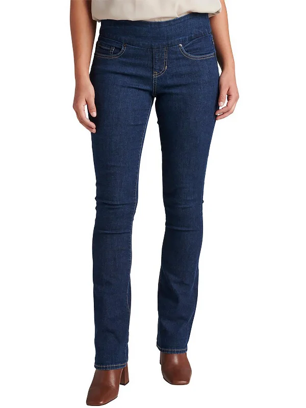 Women's Clothing for All Occasions Paley Womens Dark Wash Pull On Bootcut Jeans