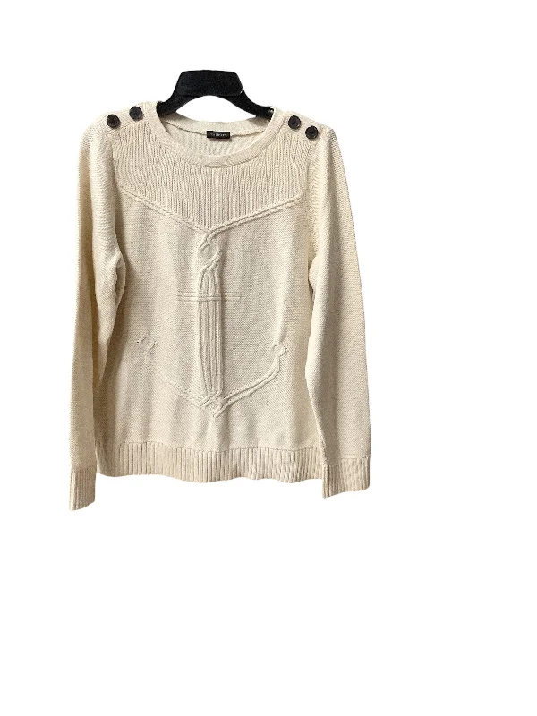 Sweater By Talbots In Beige, Size: M