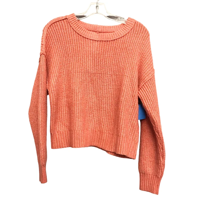 Sweater By American Eagle In Orange, Size:Xs