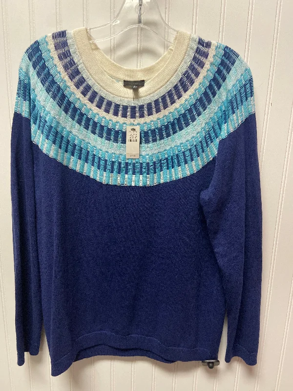 Sweater By Talbots In Blue, Size: L