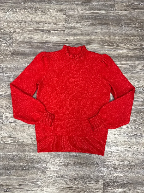 Sweater By Loft In Red, Size: Xs