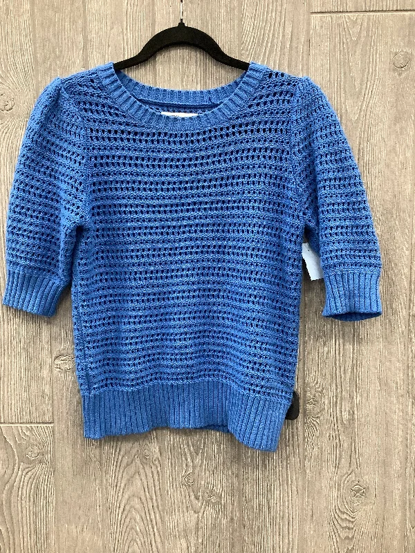 Sweater Short Sleeve By Sonoma In Blue, Size: Xs