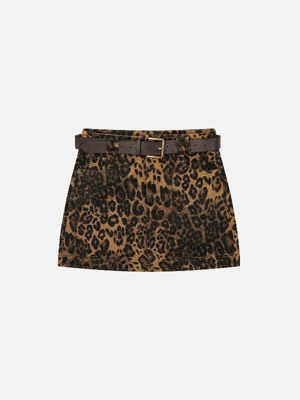 Women's Formal Wear Aelfric Eden Leopard Print Skirts