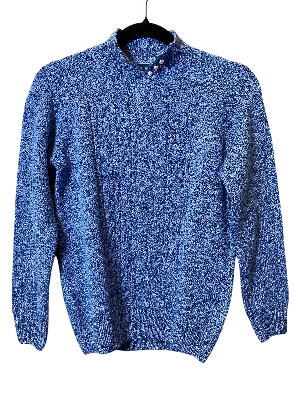 Sweater By Karen Scott In Blue, Size: Sp