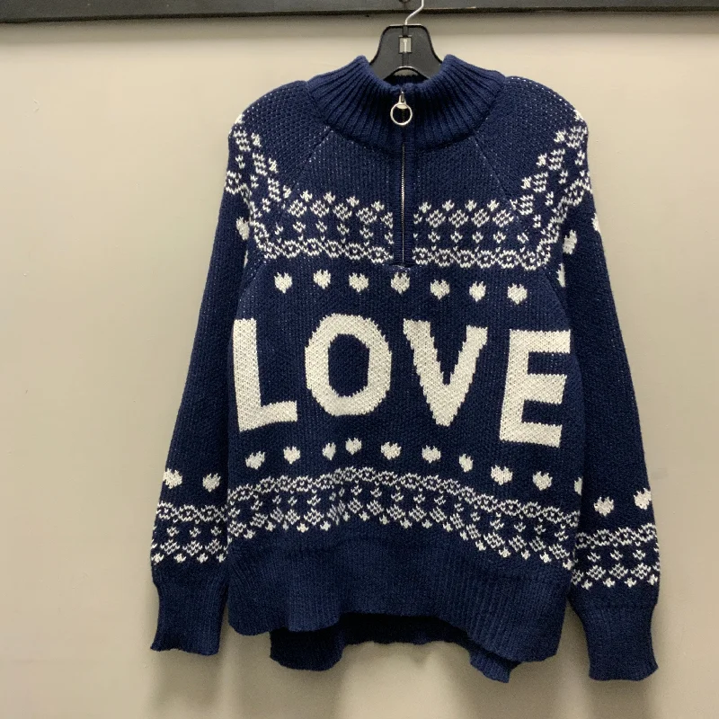 Sweater By Aerie In Blue, Size: L