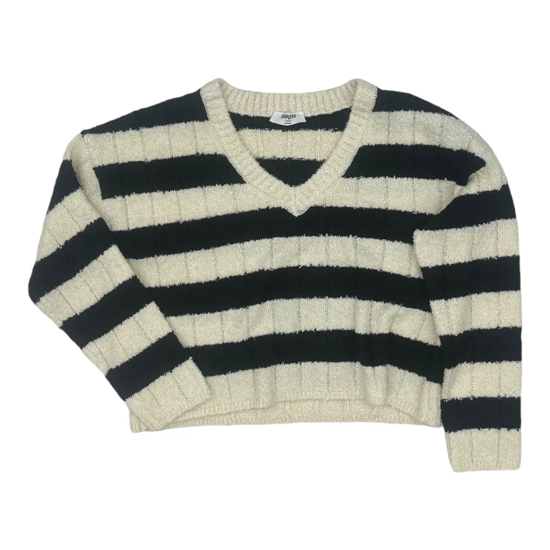 Sweater By Double Zero In Black & Cream, Size:S