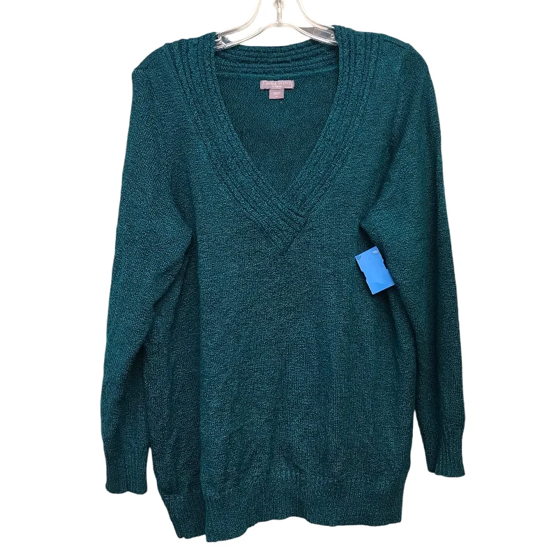 Sweater By Laura Scott In Teal, Size:1X