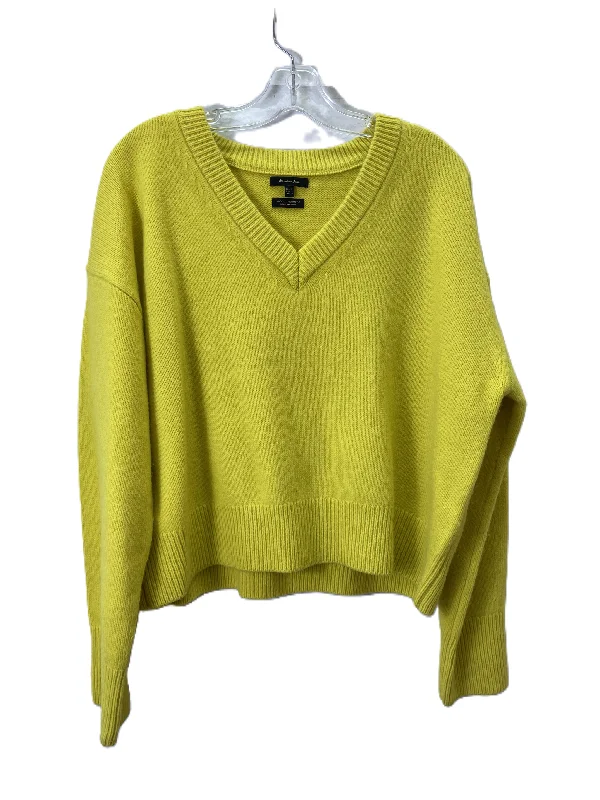 Sweater By Mossimo Dutti In Yellow, Size: L