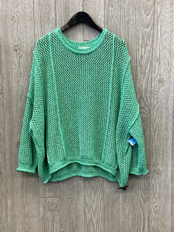 Sweater By Vintage Havana In Green, Size: M