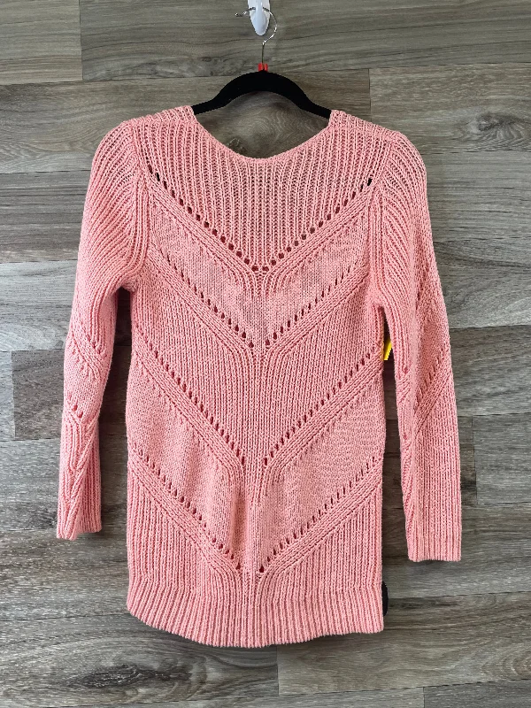 Sweater By Loft In Orange, Size: Xs