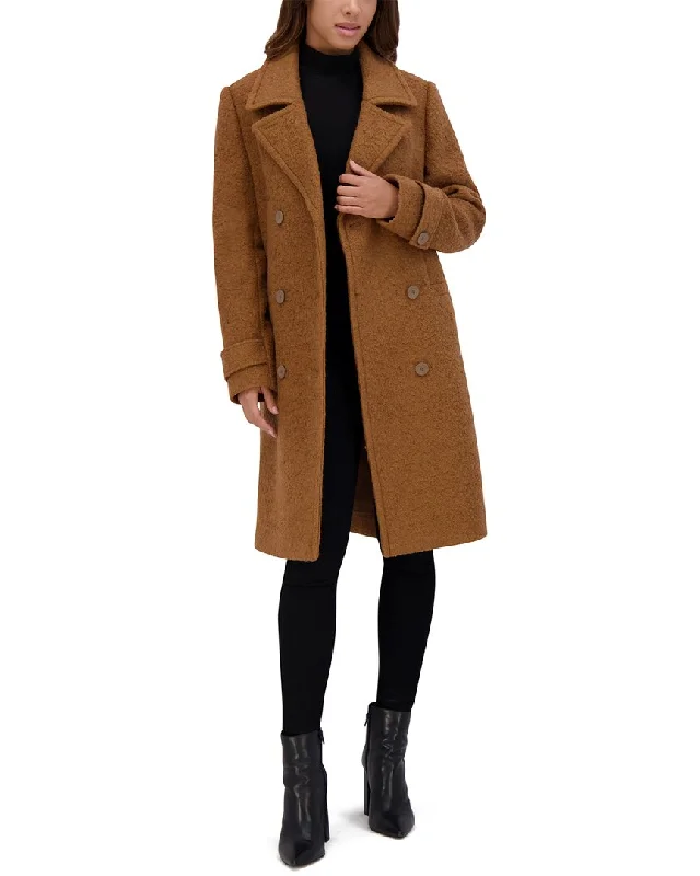 Trendy Women's Outfits for Casual Wear Andrew Marc Evileen Wool-Blend Coat