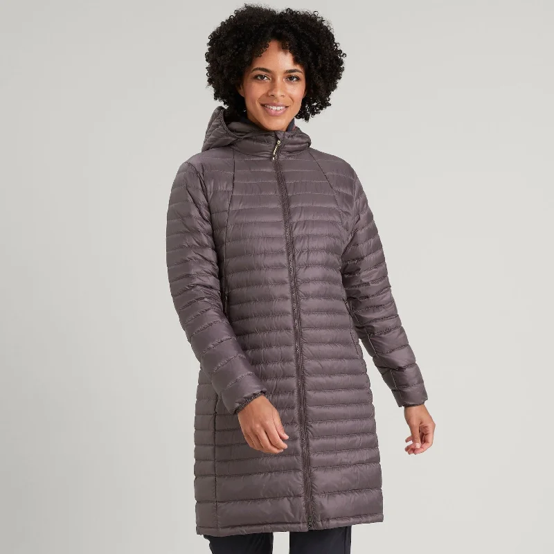 Women's Outerwear Clothing Kathmandu Womens Heli Longline Down Coat