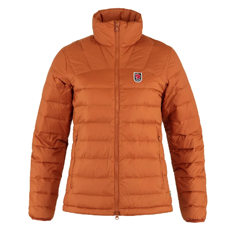 Online Boutiques Affordable Fjallraven Womens Expedition Pack Down Jacket Terracotta Brown