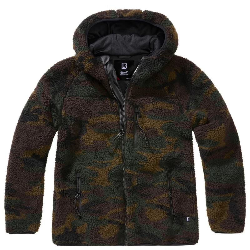 Women's Fashion Essentials Women's Teddy Fleece Hood Jacket woodland