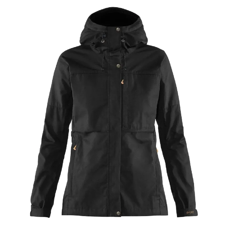 Timeless Women's Clothing Fjallraven Womens Kaipak Jacket Black