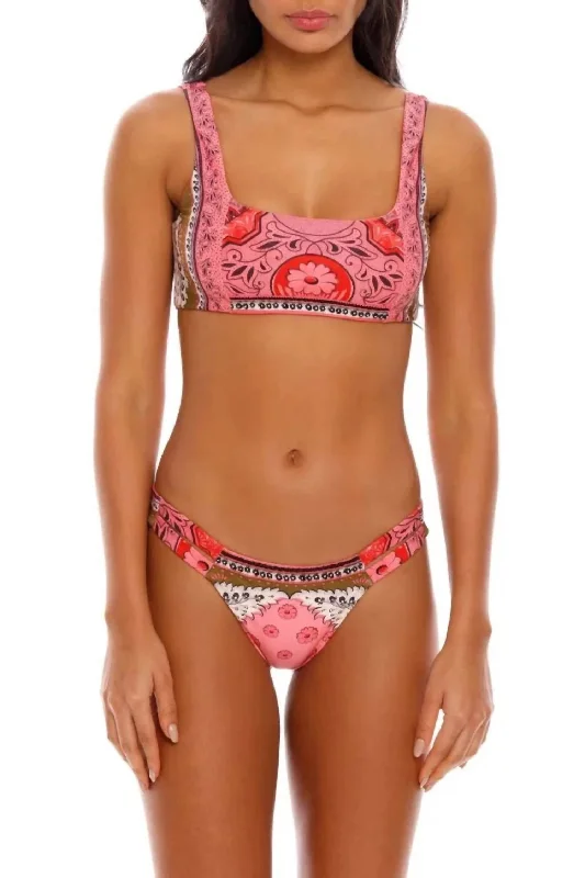 Women's Vintage-Inspired Clothing Polly Bikini Bottom In Antique