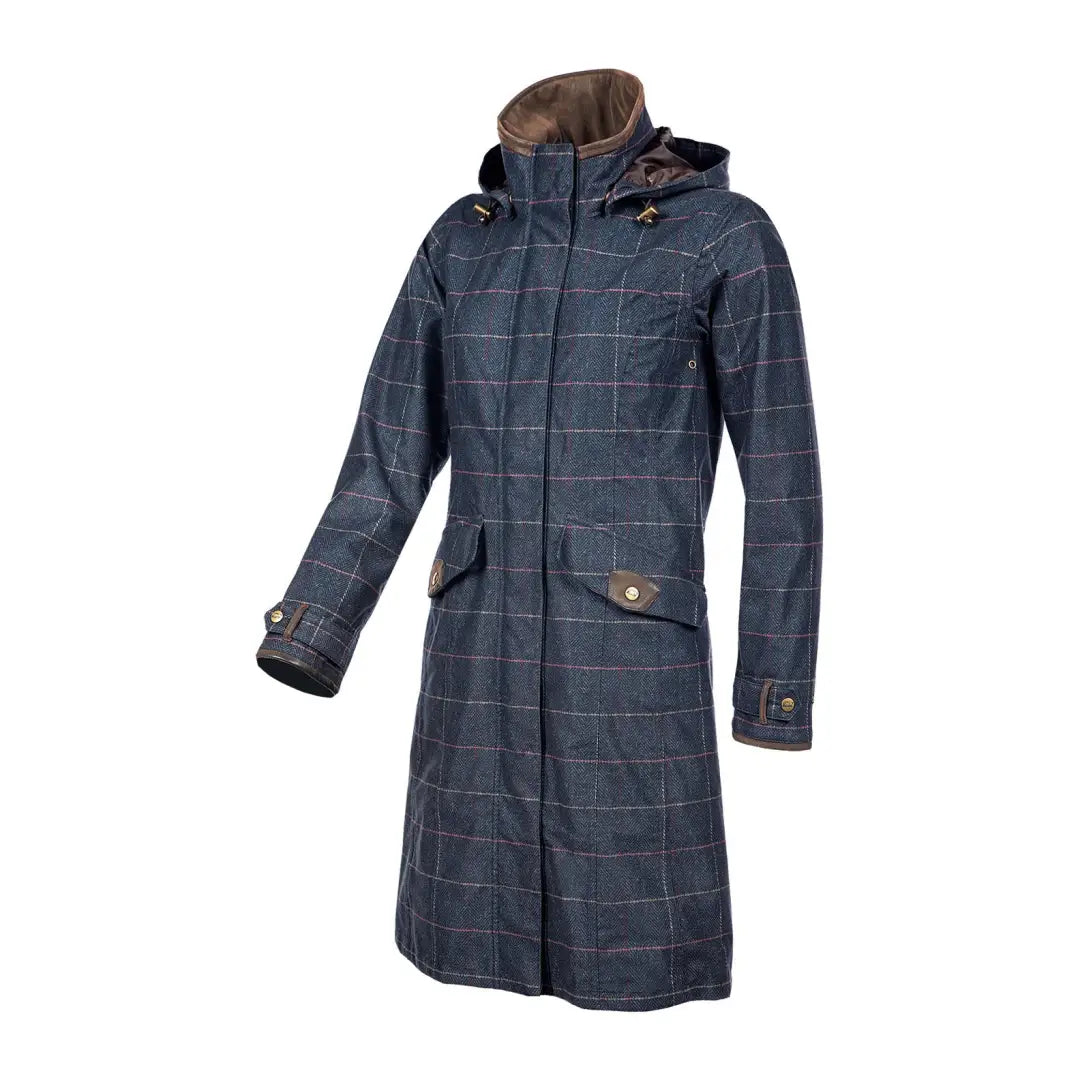 Online Boutiques Baleno Twyford Ladies Printed Tweed Coat