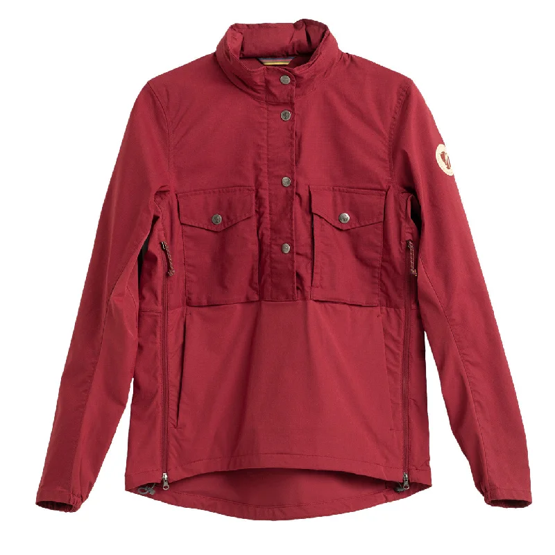 Women's Clothing For Casual Outings Fjallraven x Specialized Womens Raven Anorak Pomegranate Red