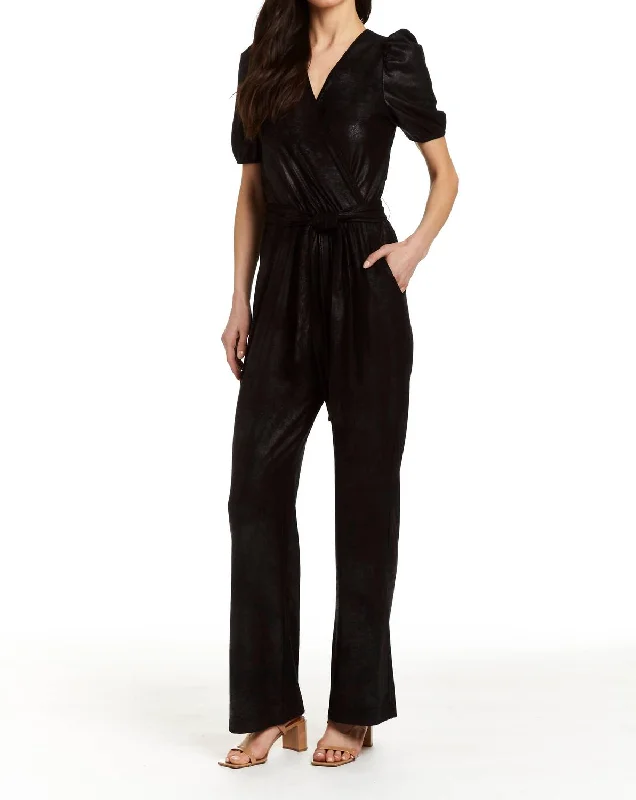 Women's Stylish Outdoor Outfit Monroe Jumpsuit In Black