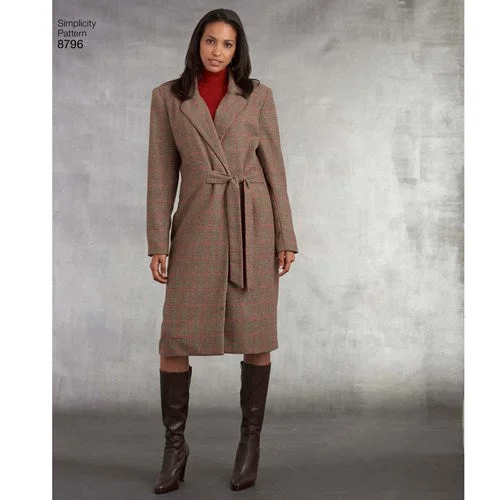 Modern Women's Wardrobe Essentials Simplicity Coats S8796