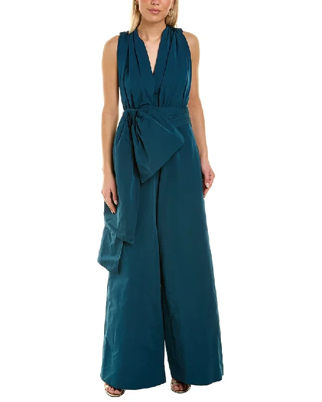 Women's Travel Attire Oscar de la Renta Wide Leg Jumpsuit