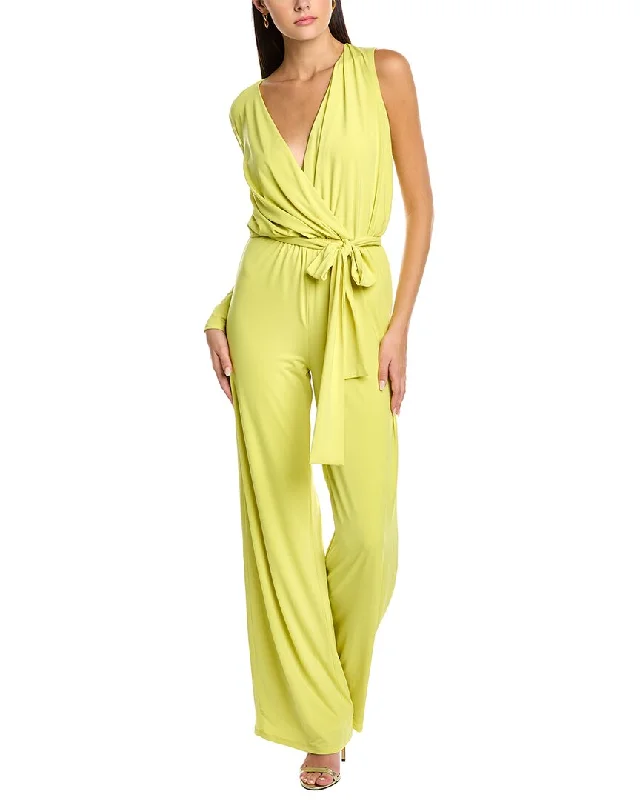 Women's Plus-Size Casual Outfit Halston Felix Jersey Jumpsuit