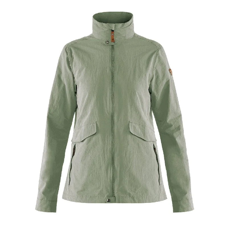 Women's Seasonal Wardrobe Clothing Fjallraven Womens Travellers MT Jacket Sage Green