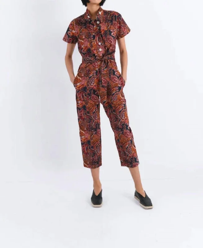 Modern Women's Outfit Aida Jumpsuit In Andino Brown