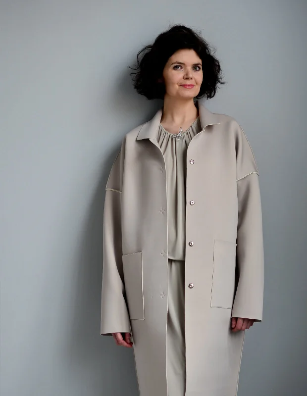 Affordable Online Boutique The Maker's Atelier Unlined Raw-edged Coat