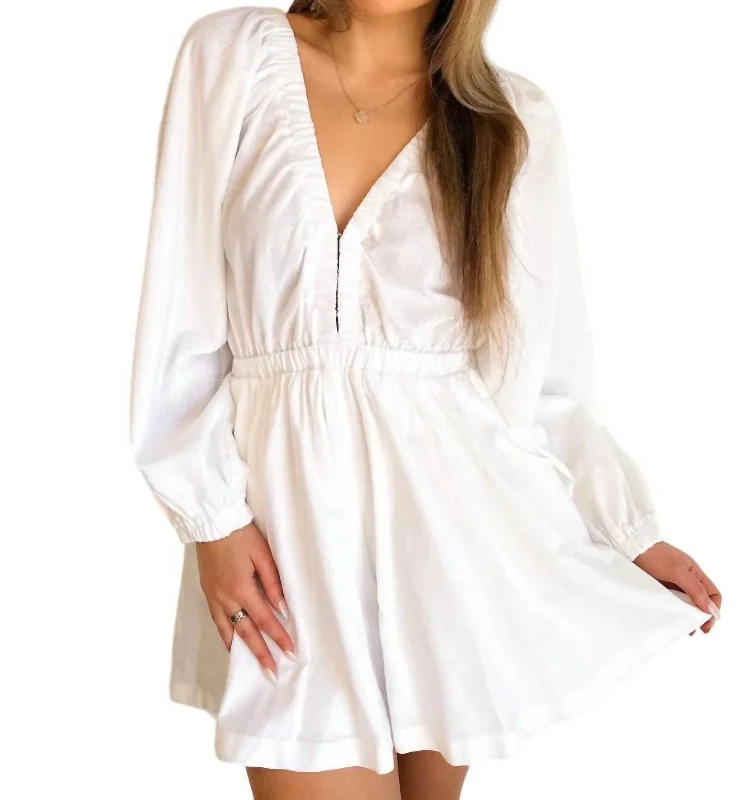 Women's Trendy Garments Sandy Shores Romper In White