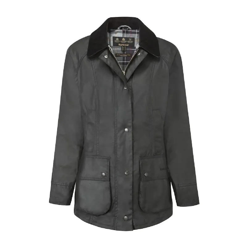 Sale On Clothing Barbour Womens Beadnell Wax Jacket Black