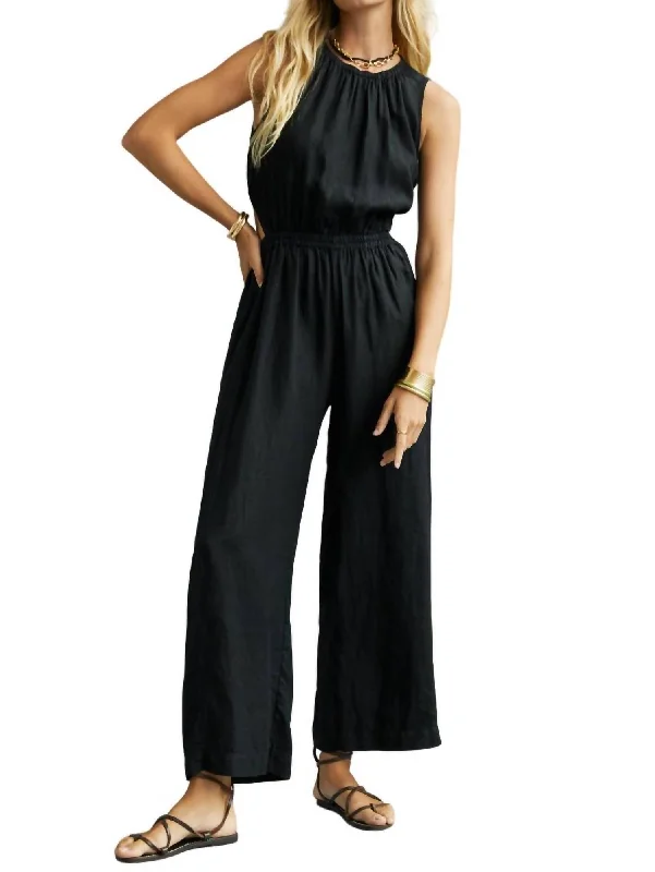 Casual Dresses for Women Vivi Cut-Out Jumpsuit In Black