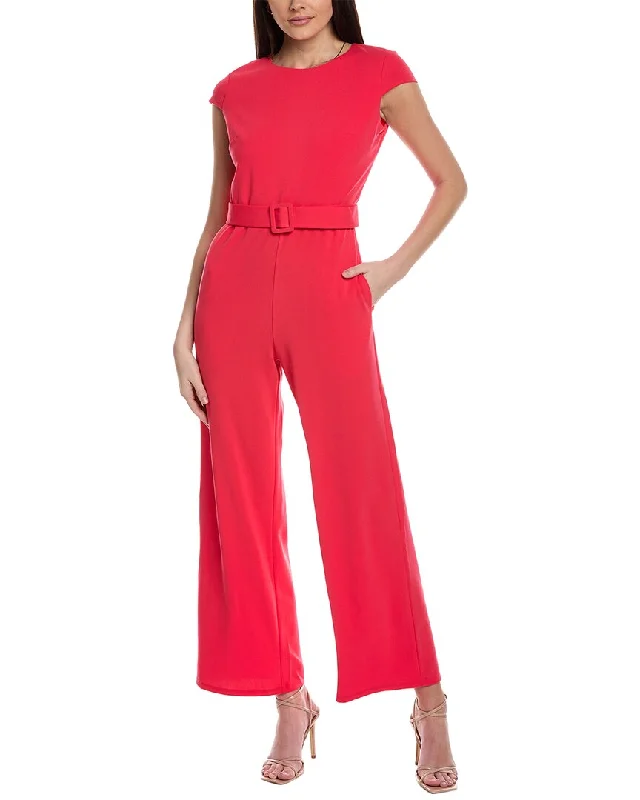 Modern Women's Wardrobe Essentials Maggy London Belted Jumpsuit