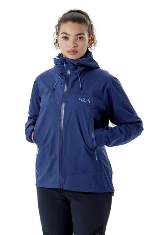 Women's Elegant Apparel Rab Womens Downpour Plus 2.0 Waterproof Jacket