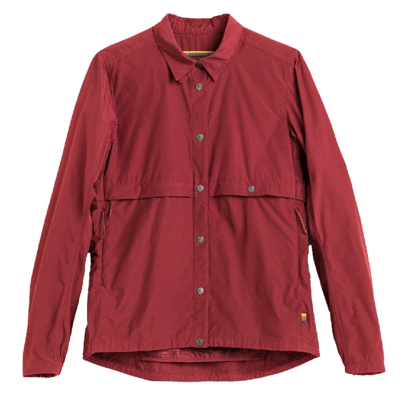 Elegant Clothing For Women Fjallraven x Specialized Womens Riders Wind Jacket Pomegranate Red