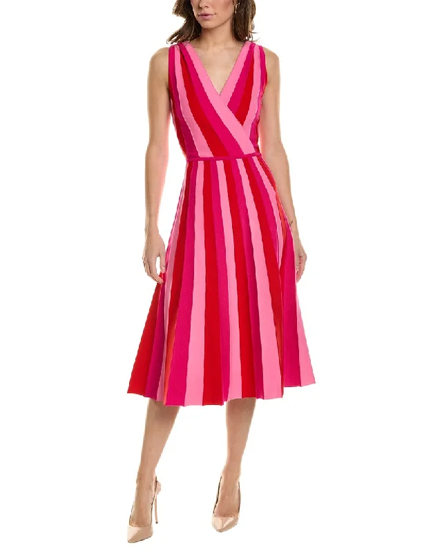 Flash Sale Clothing Carolina Herrera Striped A-Line Dress