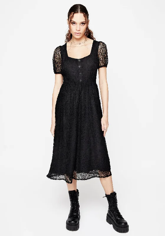 Casual Outfit For Women Harmonia Lace Midi Dress