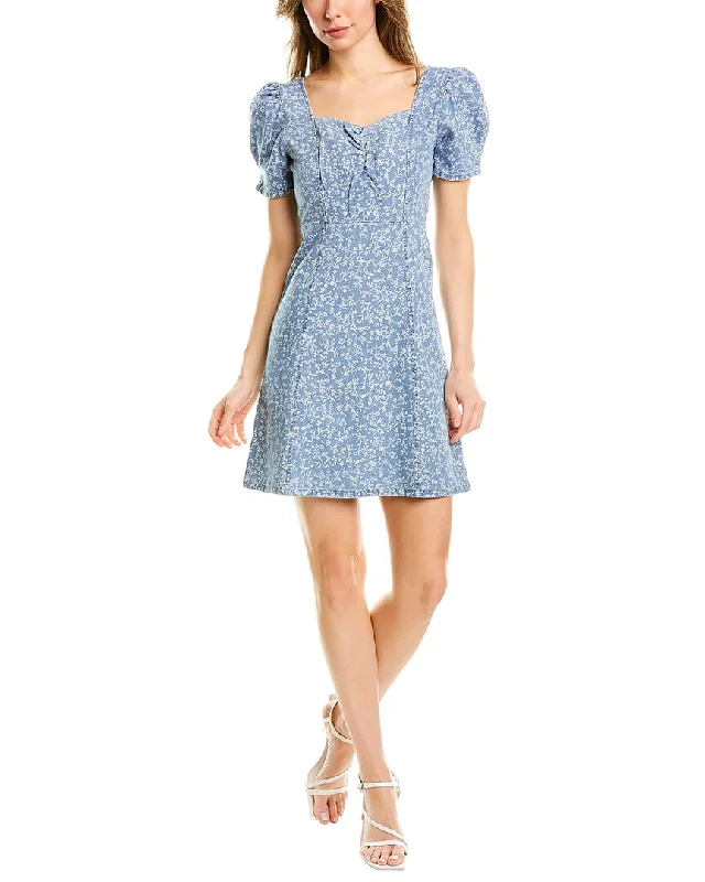 Women's Vacation Outfit Stellah Denim Mini Dress