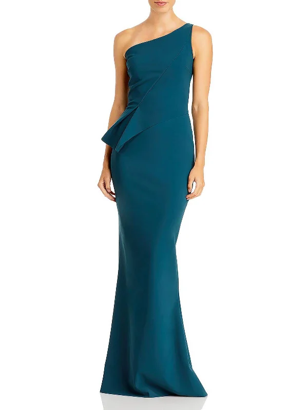 Versatile Women's Clothing for All Occasions Zulema Womens Woven One Shoulder Evening Dress