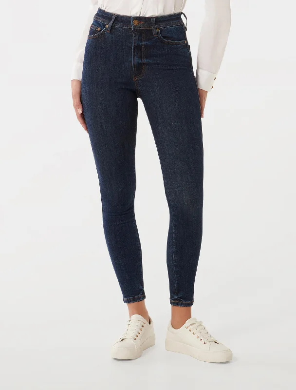 Women's Relaxed Outfit Ashley Mid-Rise Skinny Jeans