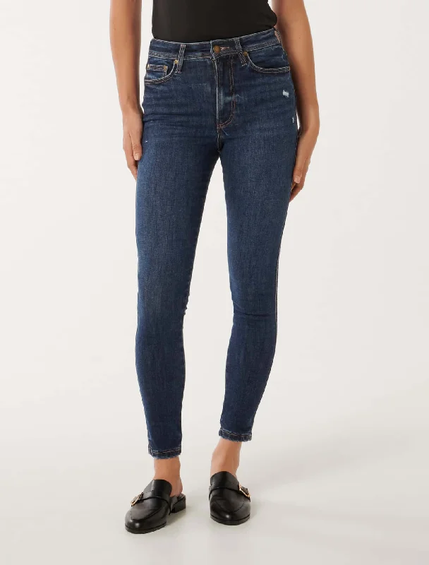 Women's Work Outfit For The Office Ashley Mid-Rise Skinny Jeans