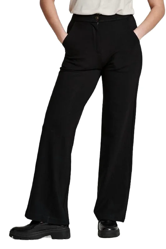 Women's Clothing For Travel Bishop High Rise Pant In Black