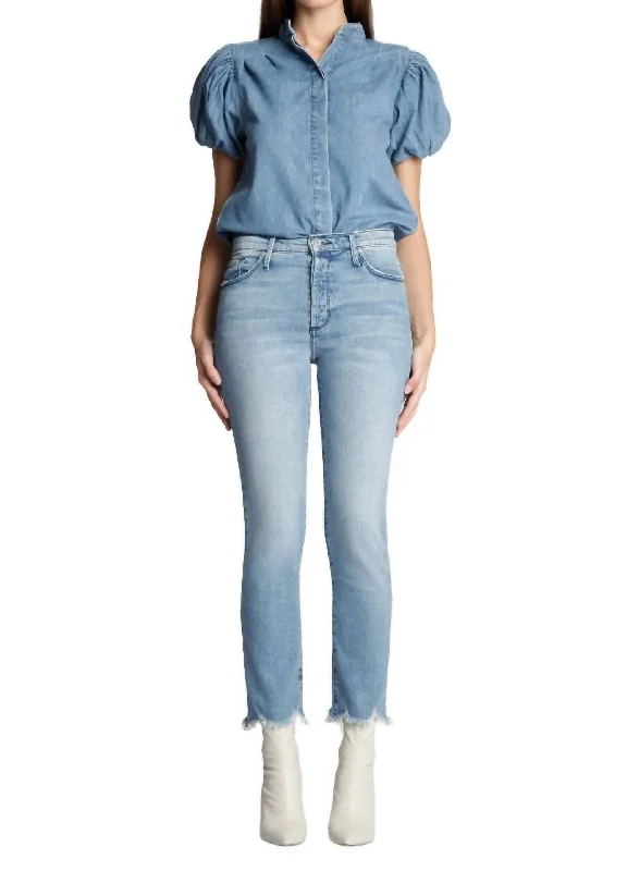 Timeless Women's Clothes Brooklyn Straight Boyfriend Jeans In Cruel Summer