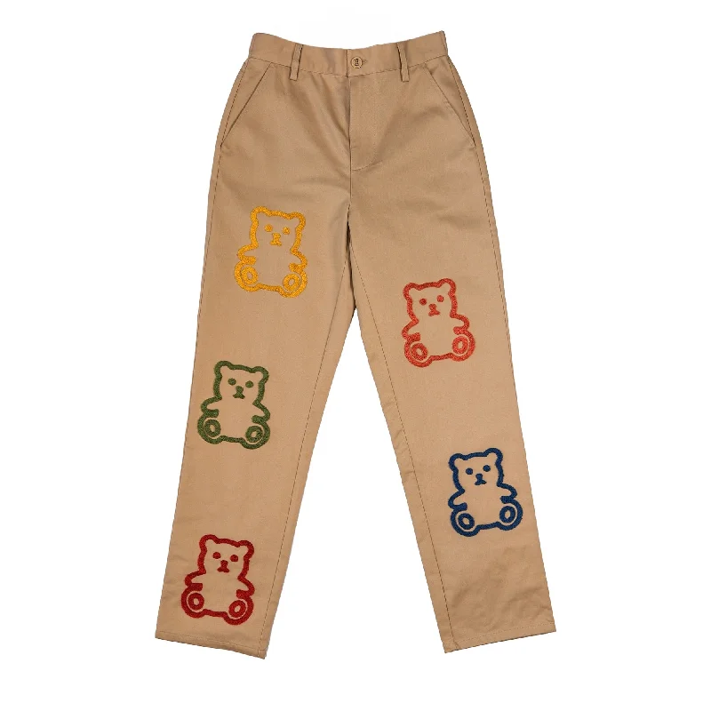 Women's Formal Clothes Chenille Bear Pants