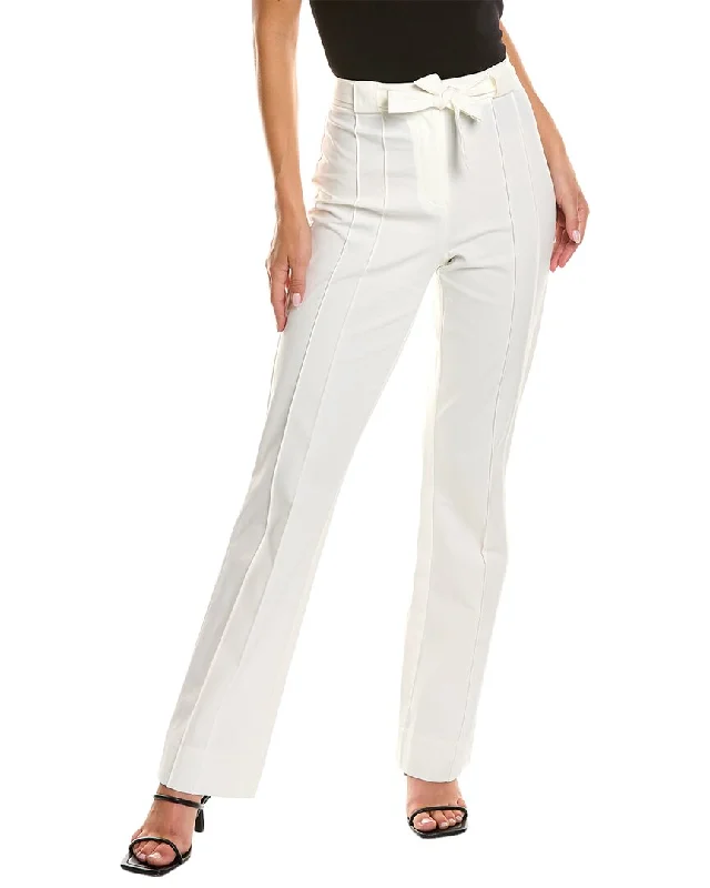 Women's Formal Wear Donna Karan Luxe Tech Belted Seam Pant