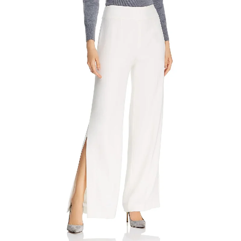 Women's Vacation Attire Haidee Womens Slit Wide Leg Dress Pants