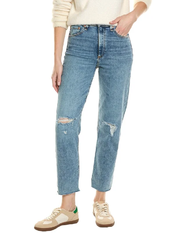 Women's Trendy Clothing rag & bone Nina Bloomfield High-Rise Ankle Cigarette Jean