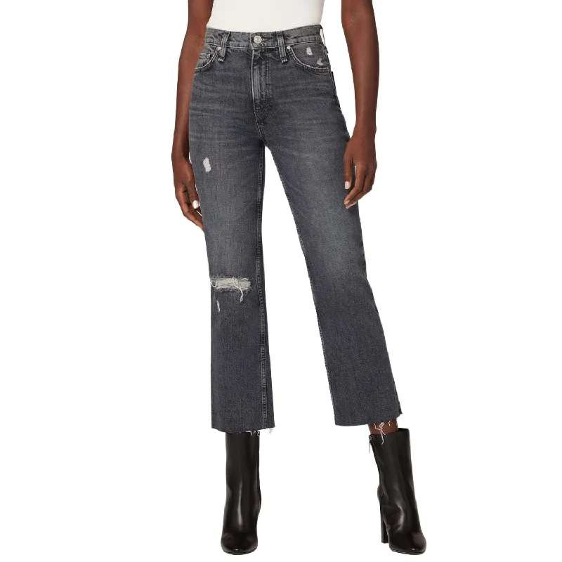 Affordable Women's Clothing Remi High-Rise Straight Crop Jean In Cosmos